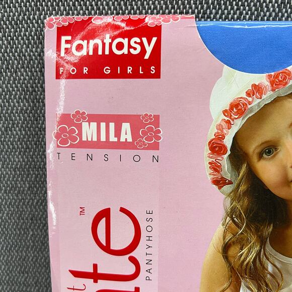 Conte LORI Tight Elastic Fantasy Leggings For Girls Blue White 3-5 y/o 3.4'-3.7' - Picture 2 of 6